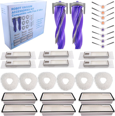 Kit repuesto Narwal Freo X 6 bolsas polvo 6 filtros 8 cepillos