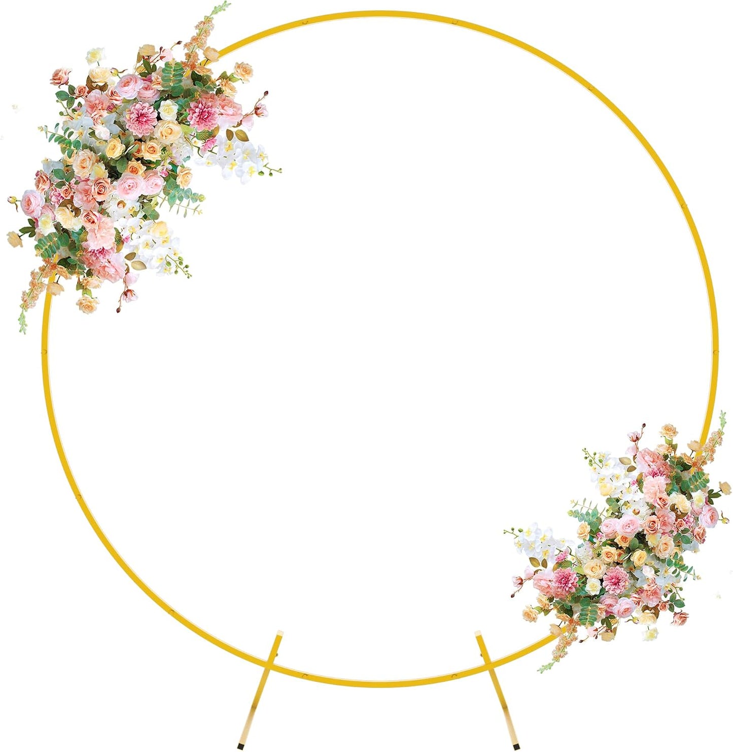 Soporte arco boda 1.8m metal dorado para globos