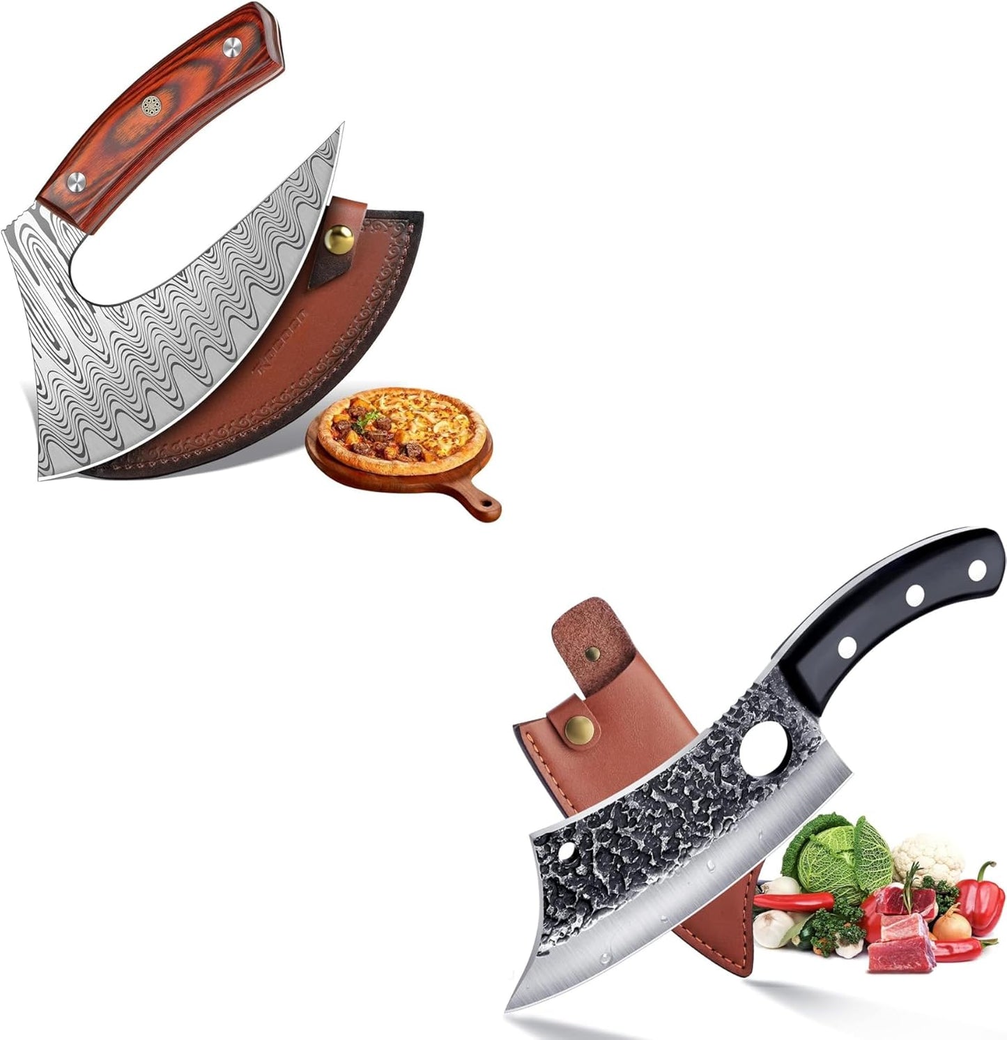 Cortador pizza cuchillo multiuso para asados frutas verduras