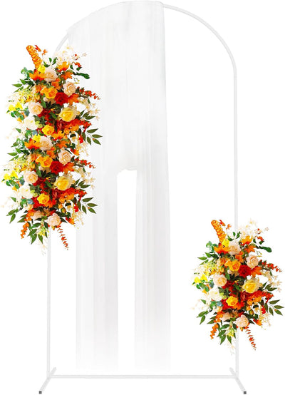 Soporte arco metal blanco para boda cumpleaños