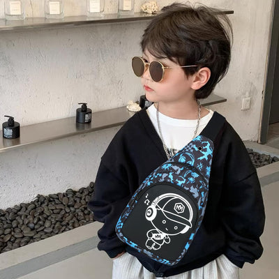 Bolsa bandolera camuflaje para niños