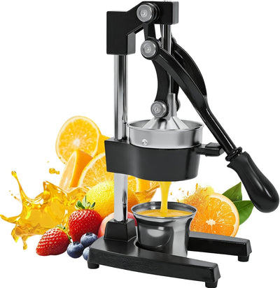 Exprimidor de naranjas acero inox grande manual para uso comercial