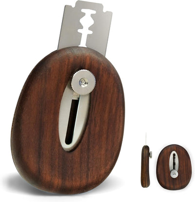 Herramienta de puntuacion de masa madre telescopica de madera de nogal negro y acero inoxidable 304 con 11 cuchillas