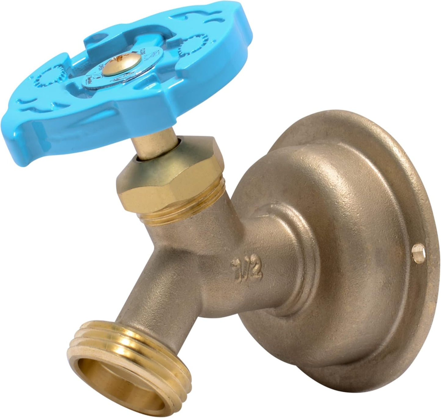 Grifo manguera 1/2x3/4 pulg latón giro múltiple 45 grados