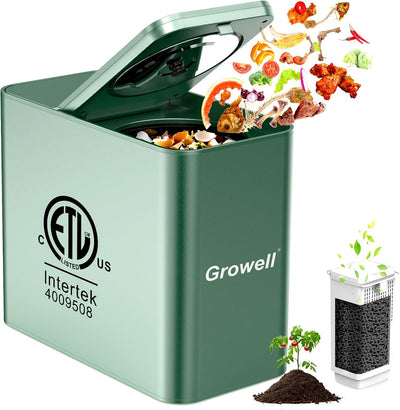 Compostador eléctrico 3.2L sin olor para cocina con pantalla
