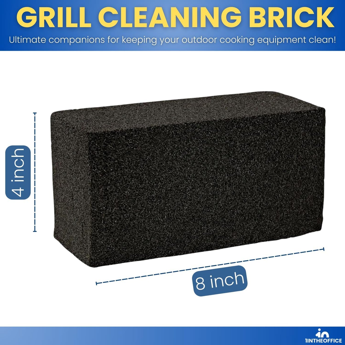 Ladrillo limpieza parrilla plancha reutilizable negro