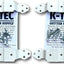 Clips aluminio 3x4 pulg soporte bajante paquete 4