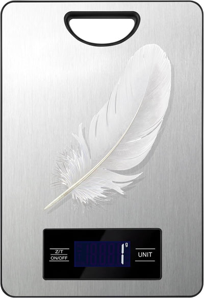 Báscula cocina acero inox 11lb digital gramos oz