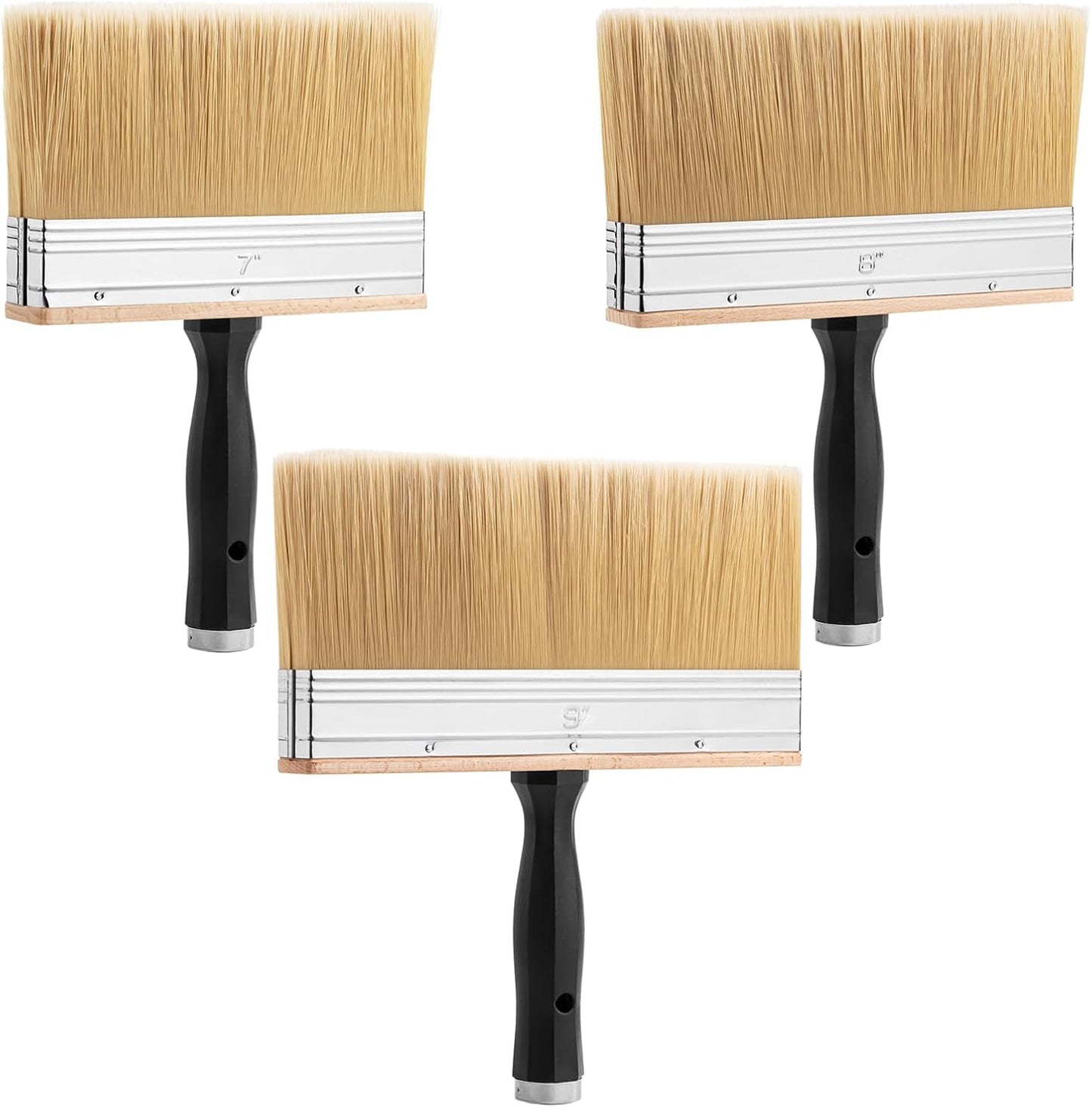 Cepillo manchas madera paquete 3 7-9pulg