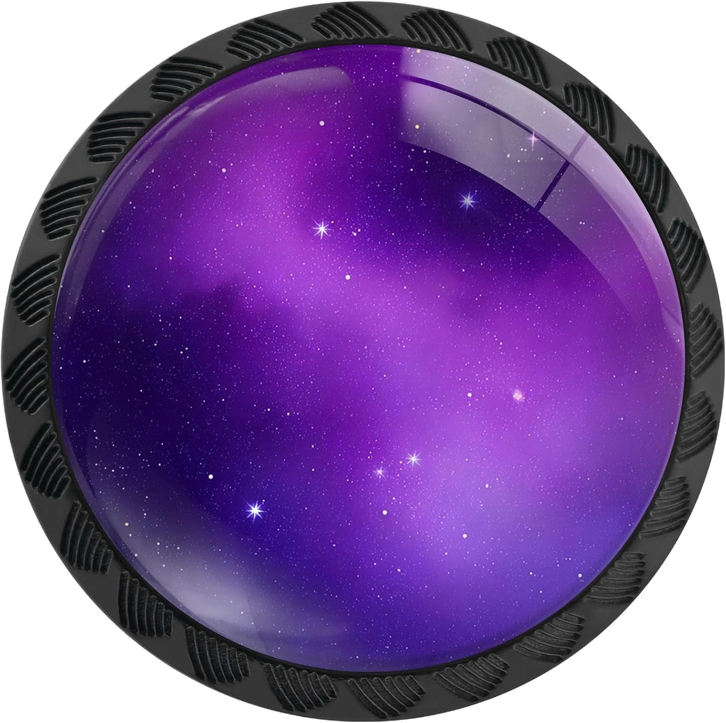 Pomas Nebulosa con Estrellas Galaxia Morado Cajón Negro