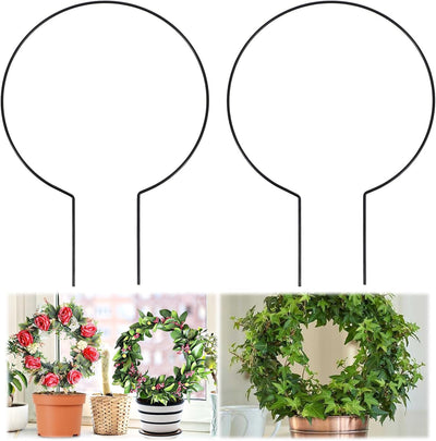 2 Enrejados Redondos Acrílicos para Plantas