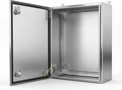 Caja acero inox IP65 para equipo electrónico 24x20x10pulg