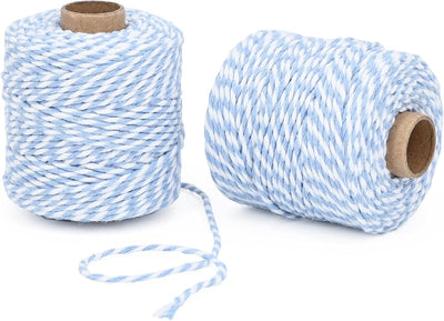 Cuerda algodón 0.079pulg 164pies rollo pack2 para manualidades