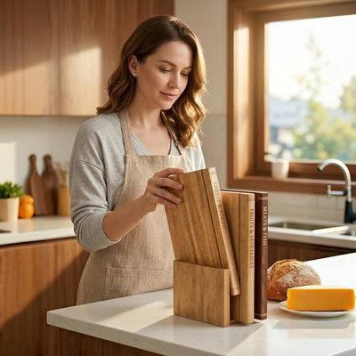 Tablas cortar forma biblioteca madera para carne pescado queso