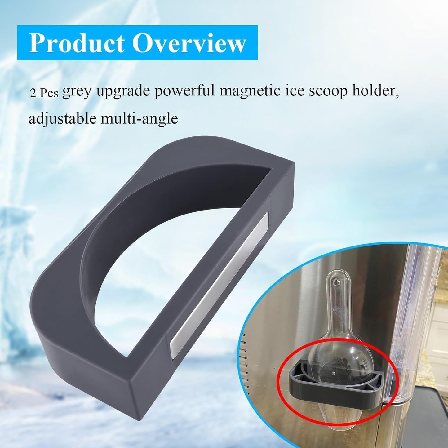 Soporte magnético cuchara hielo comp Ge Opal