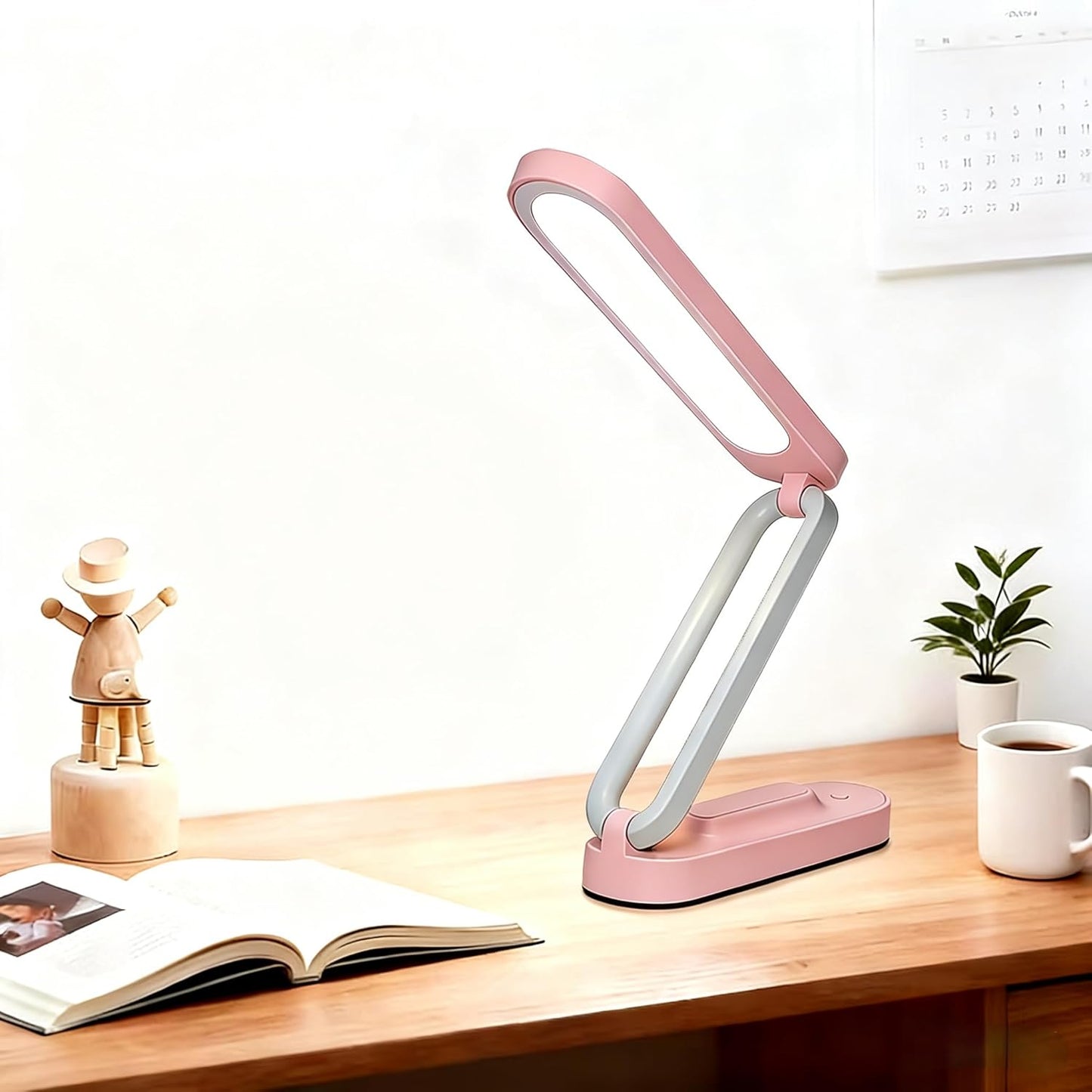 Lámpara LED recargable USB tipo C plegable 3 brillos