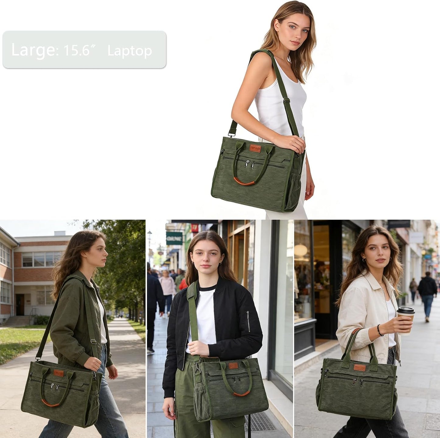 Bolsa pana mujer 2 pzas 14 bolsillos para laptop viaje