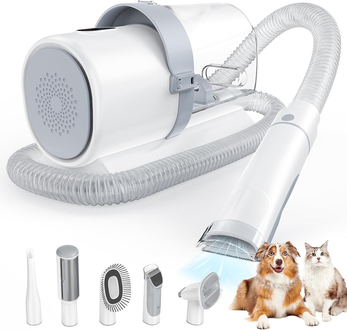 Kit aspiradora mascotas 2.5L 3 modos 5 herramientas
