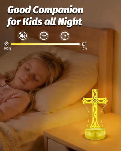 Luz Nocturna 3D Ilusión Púrpura