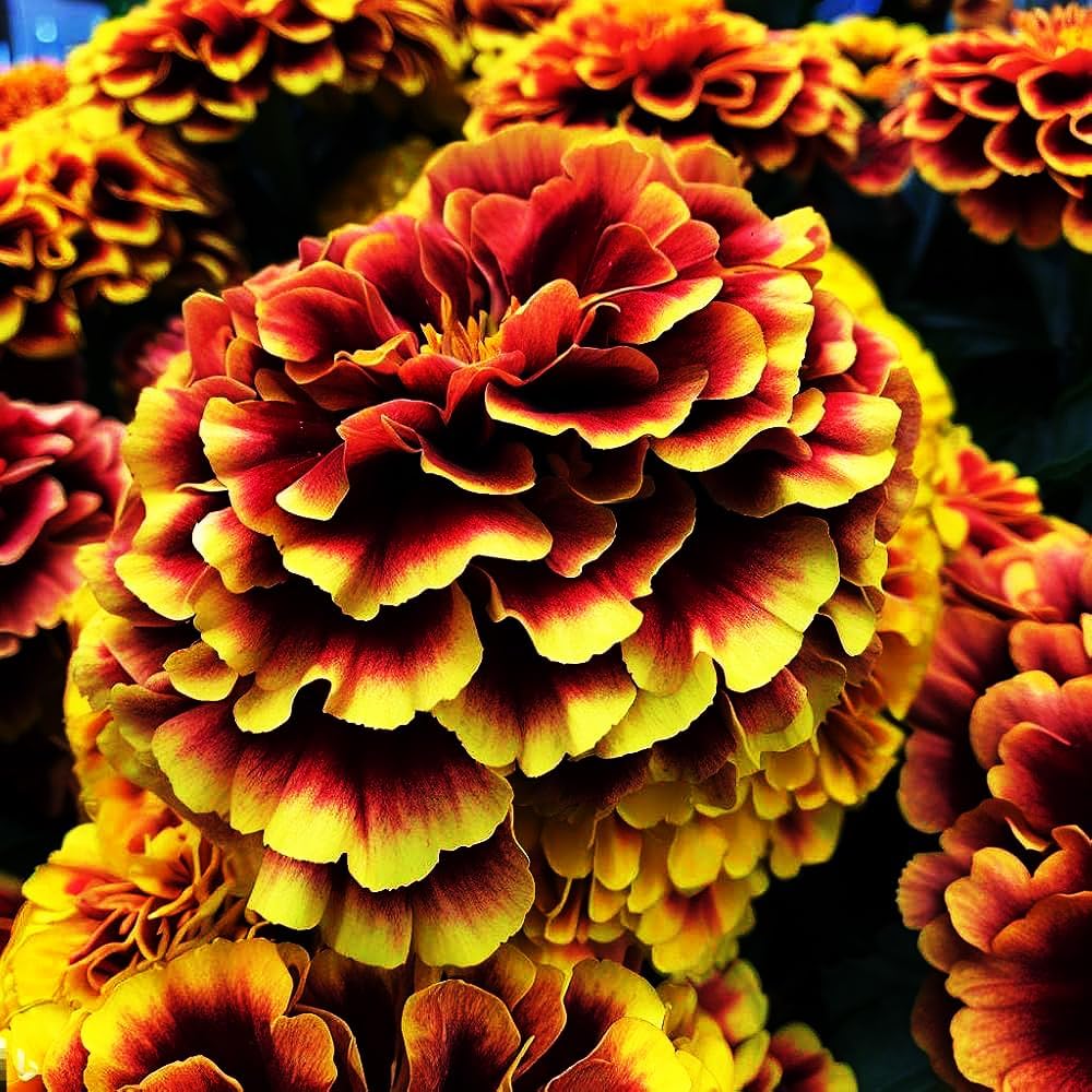 1000 Semillas Caléndula Africana para Jardín Anual