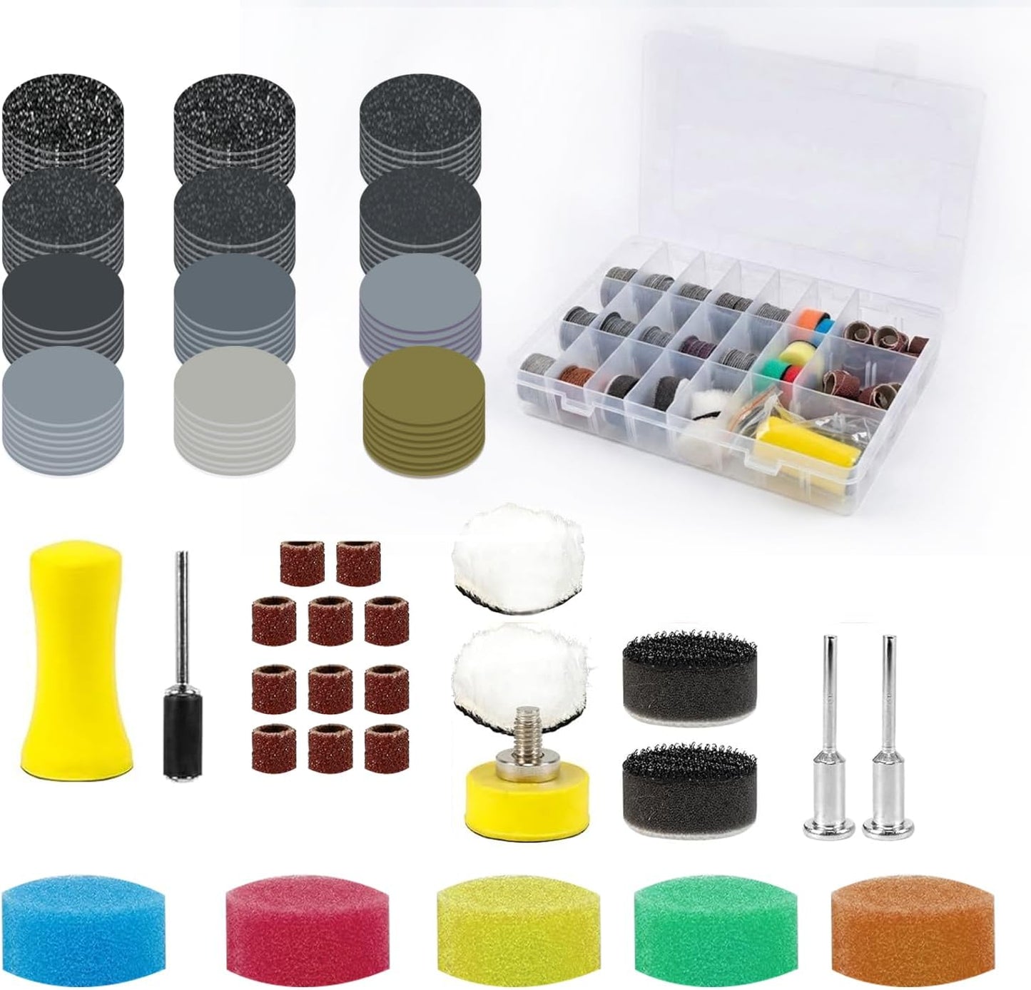 Kit lijado Dremel 60-10000 para auto madera metal