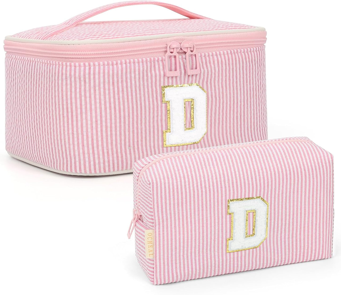 Bolsas maquillaje personalizadas con iniciales para mujer