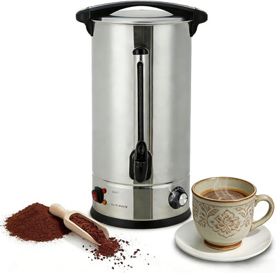 Urna café 14 L acero inox doble pared para eventos plateado