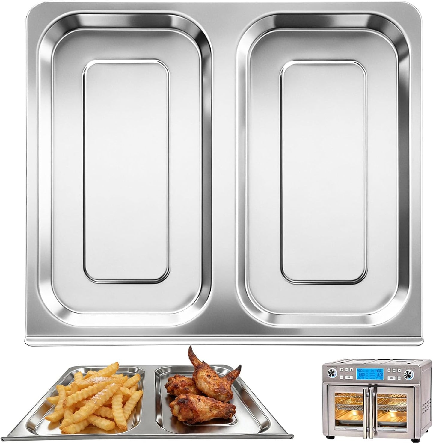 Bandeja goteo freidora aire Emeril 25qt acero inox