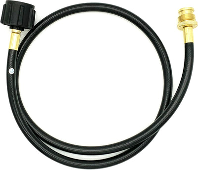 Adaptador propano manguera 4ft para aparato 1lb y tanque 20lb