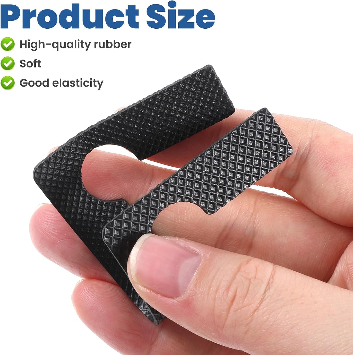 10 Cuñas Bisagra Puerta Ducha Kit Reparación Goma Antiderrap