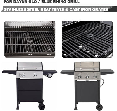 Rejillas parrilla Dyna Glo DGF350CSP 2 Pzas
