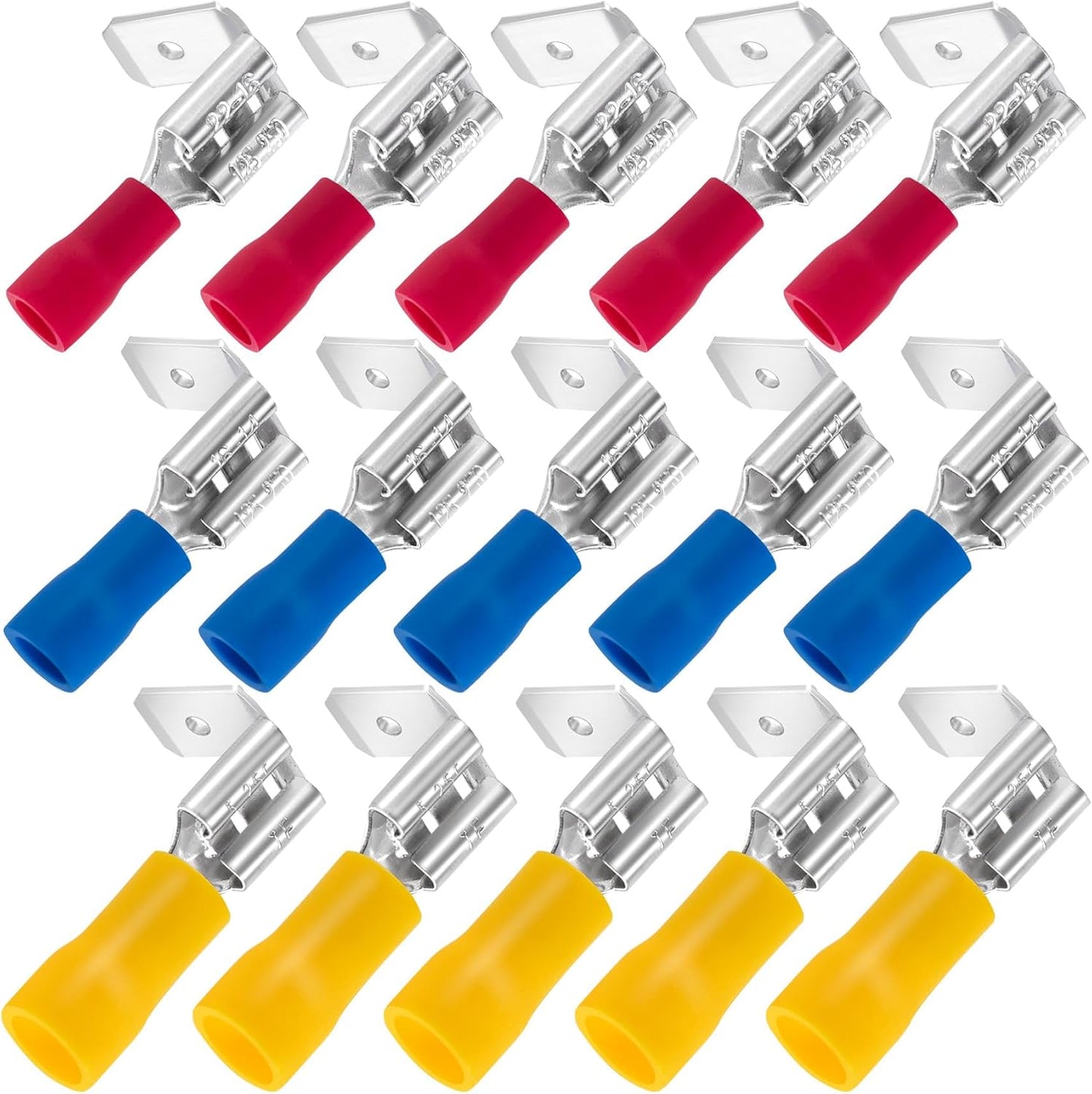 15 Pzas Conectores Piggyback Semiisolados Amarillo Azul Rojo