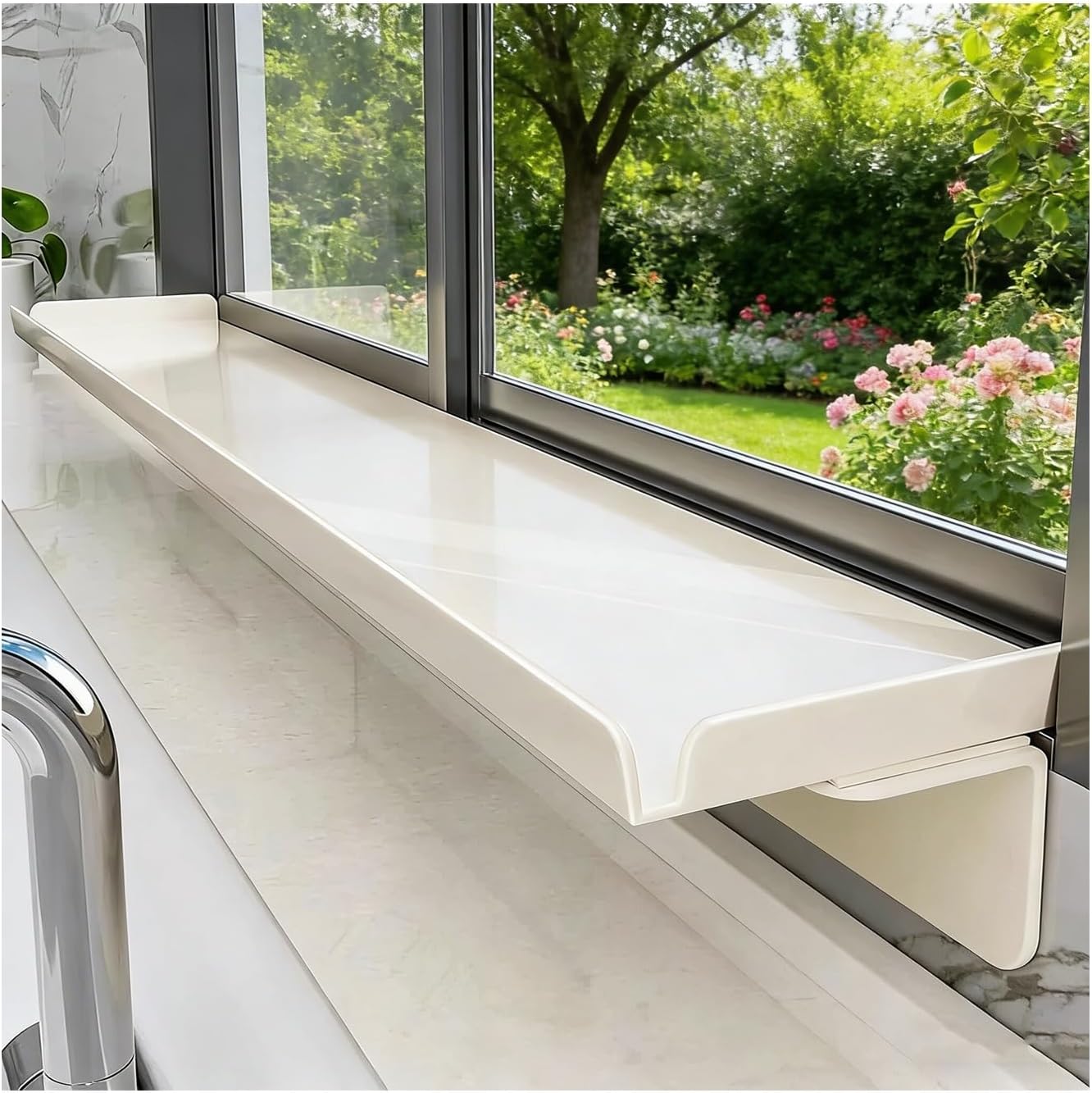 Placa extensora alféizar blanco 23.6pulg base magnética