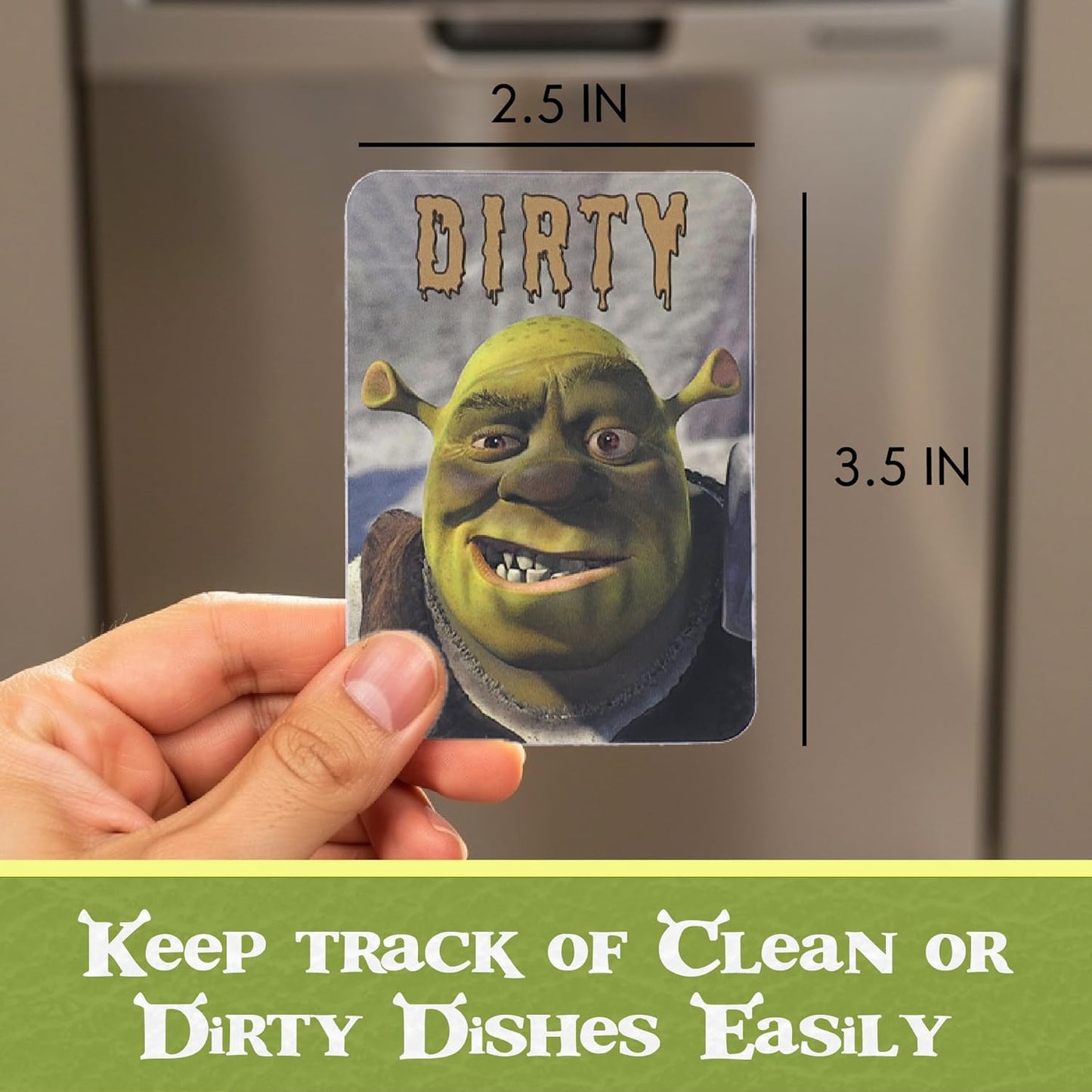 Imán lavavajillas Shrek