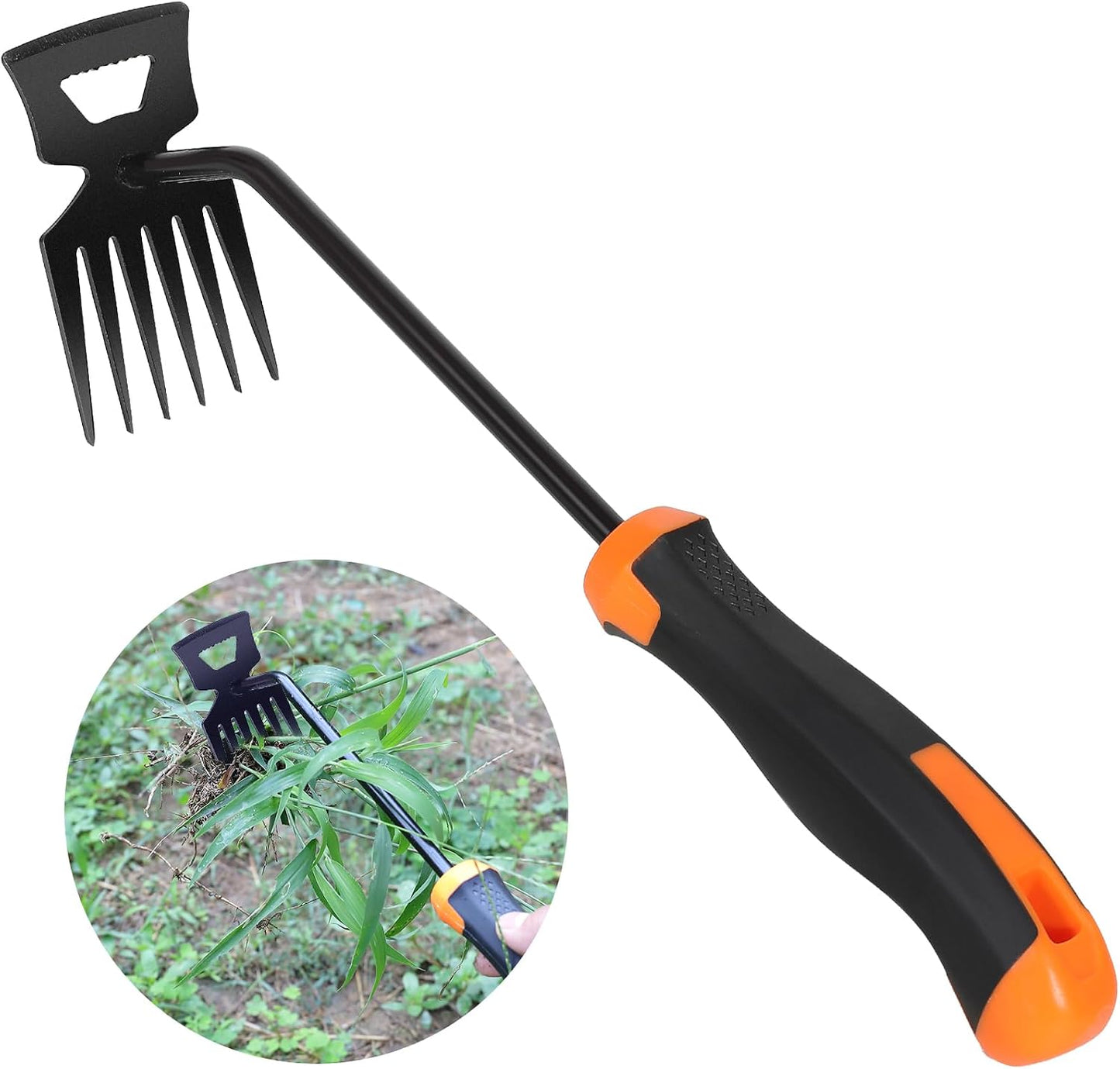Herramienta deshierbe portátil acero manganeso jardinería