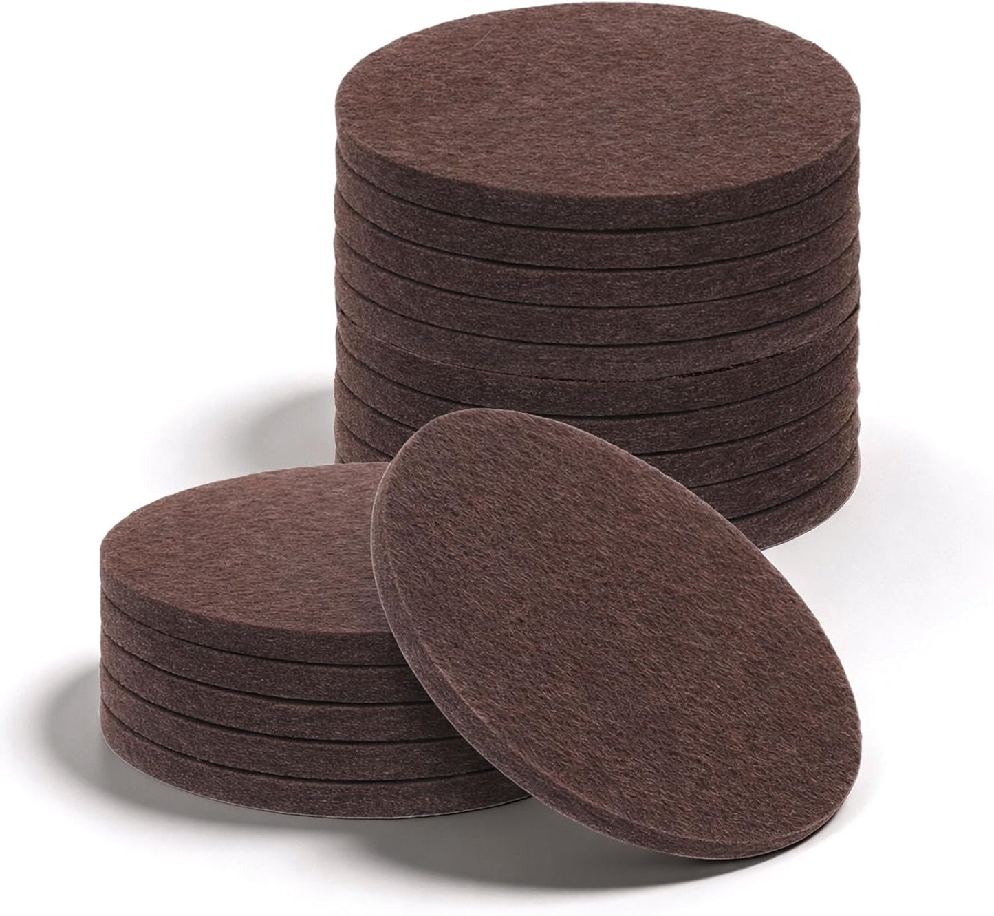 Almohadillas fieltro redondas 3pulg para muebles antideslizantes