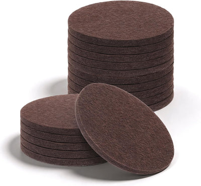 Almohadillas fieltro redondas 3pulg para muebles antideslizantes