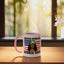 Taza Cerámica Girl Pride Herencia Guyana Rosa/Blanco