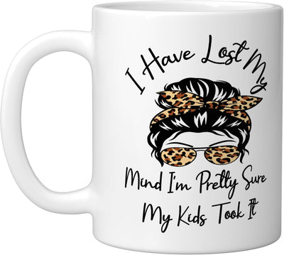 Taza de cerámica para madre blanca