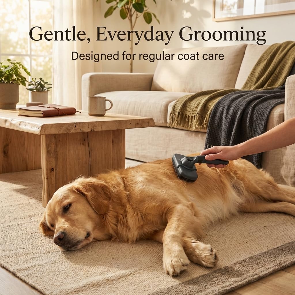 Cepillo Slicker para perros y gatos desenredar y cuidar