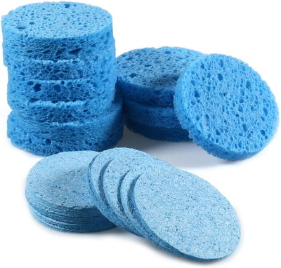 20 Pzas Esponjas Resistentes Altas Temperaturas 2.3x0.4pulg