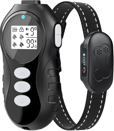 Collar choque perros control remoto 4 modos IPX7