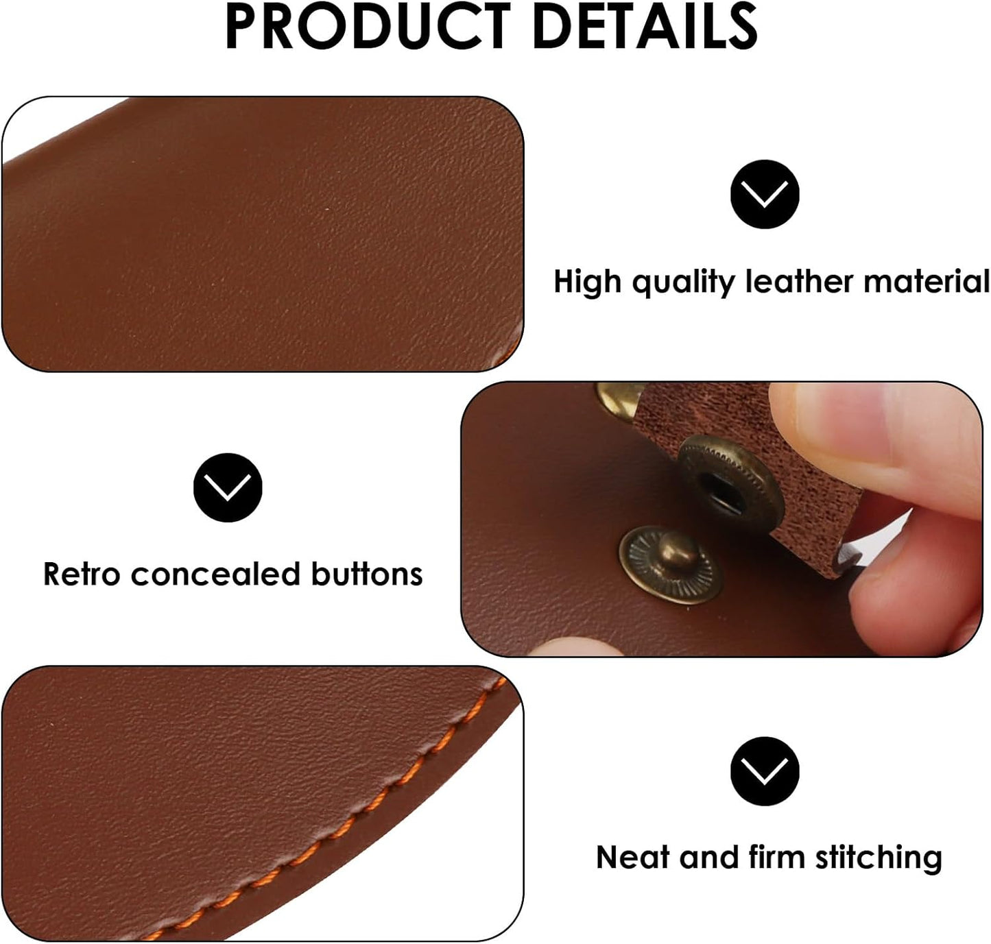 Funda cuero sintético 6pulg para cuchillos chef y deshuesado