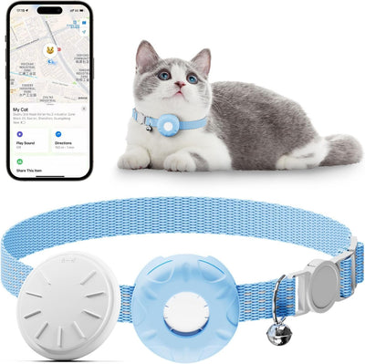 Rastreador gatos iOS impermeable hebilla elástica