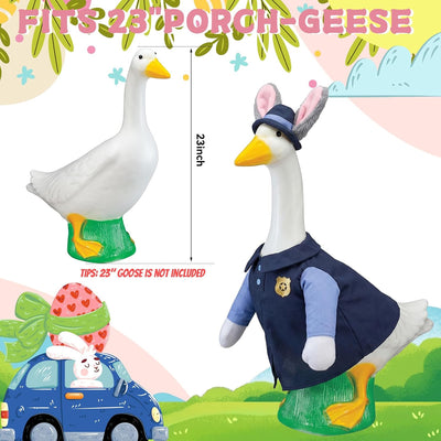 Traje Pascua ganso para porche 23pulg azul