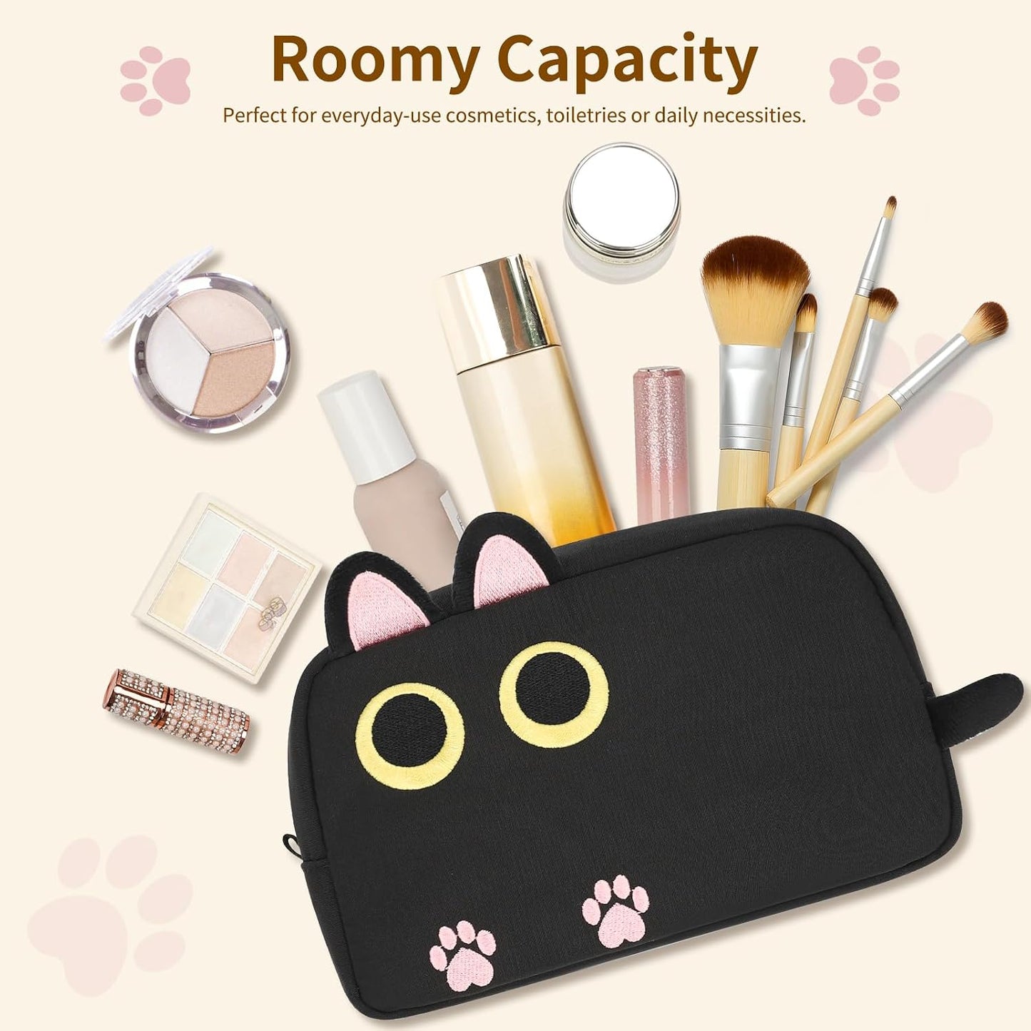 Bolsa organizadora maquillaje viaje para niñas