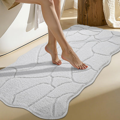 Alfombras baño microfibra 22x47pulg antideslizantes secado rápido