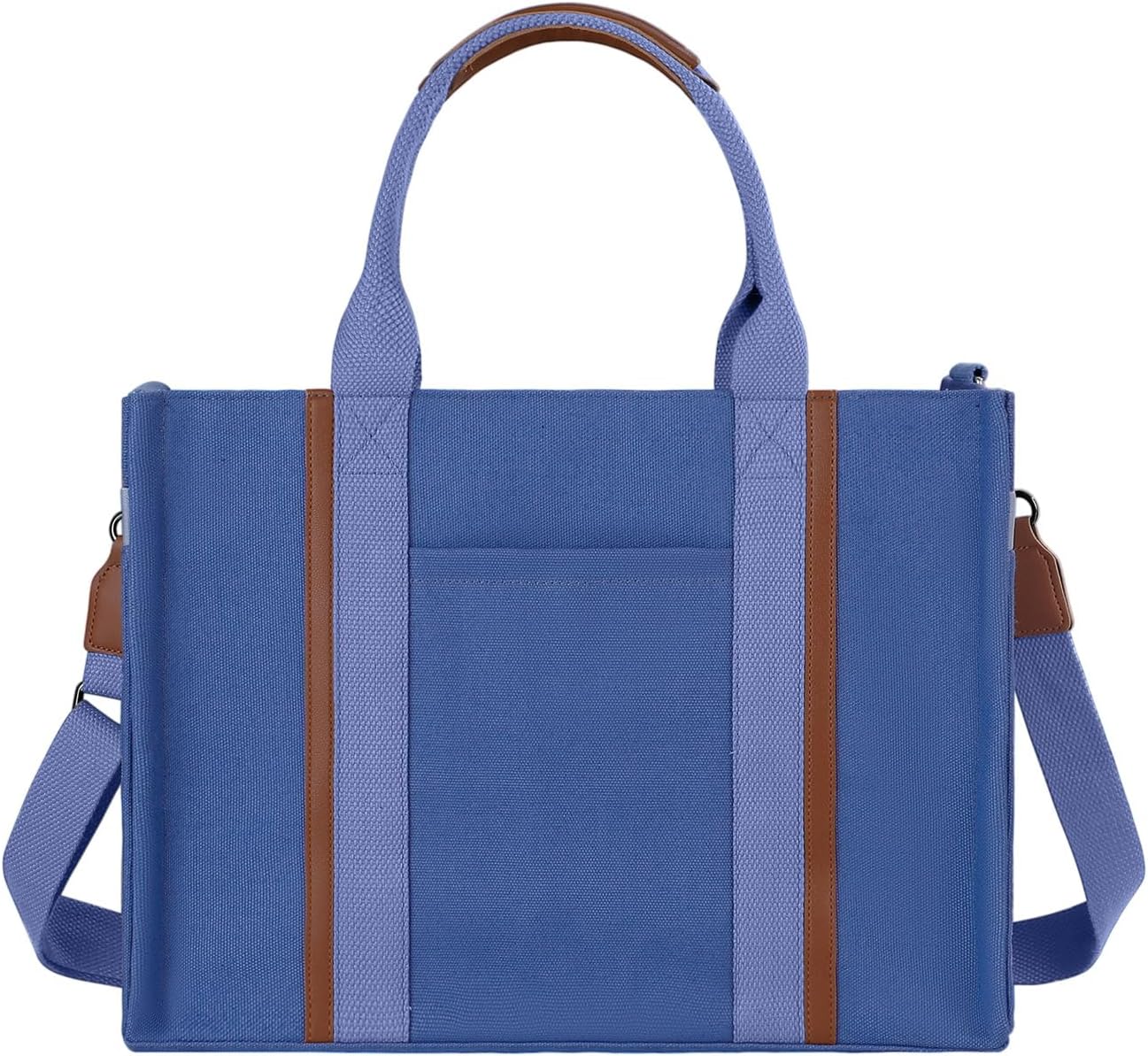 Bolso lona mujer cremallera múltiples compartimentos trabajo viaje