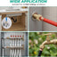 4 Adaptadores Latón L-F 1/2pulg PEX a 3/4pulg GHT
