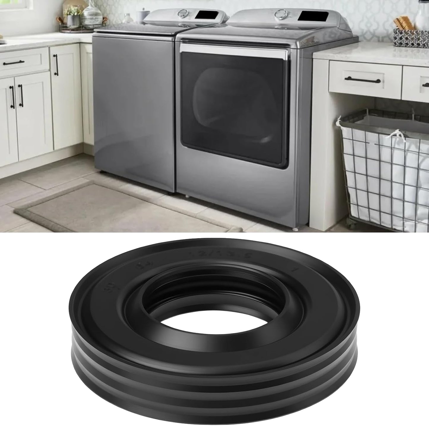 2 Pzas Junta goma lavadora compatibles Whirlpool GE